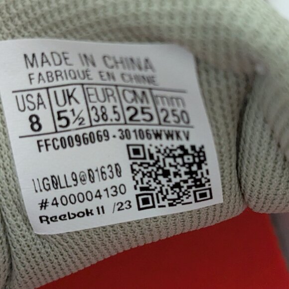 Reebok Zig Dynamica Running Sneakers Women's Athletic Shoes Size 8 White/Green . - Picture 12 of 16